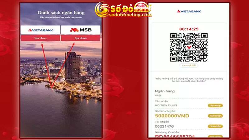 Quét mã QR để tránh nhập sai số tài khoản ngân hàng
